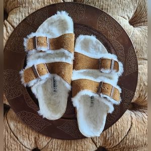 Birkenstock Arizona Shearling Sandals
